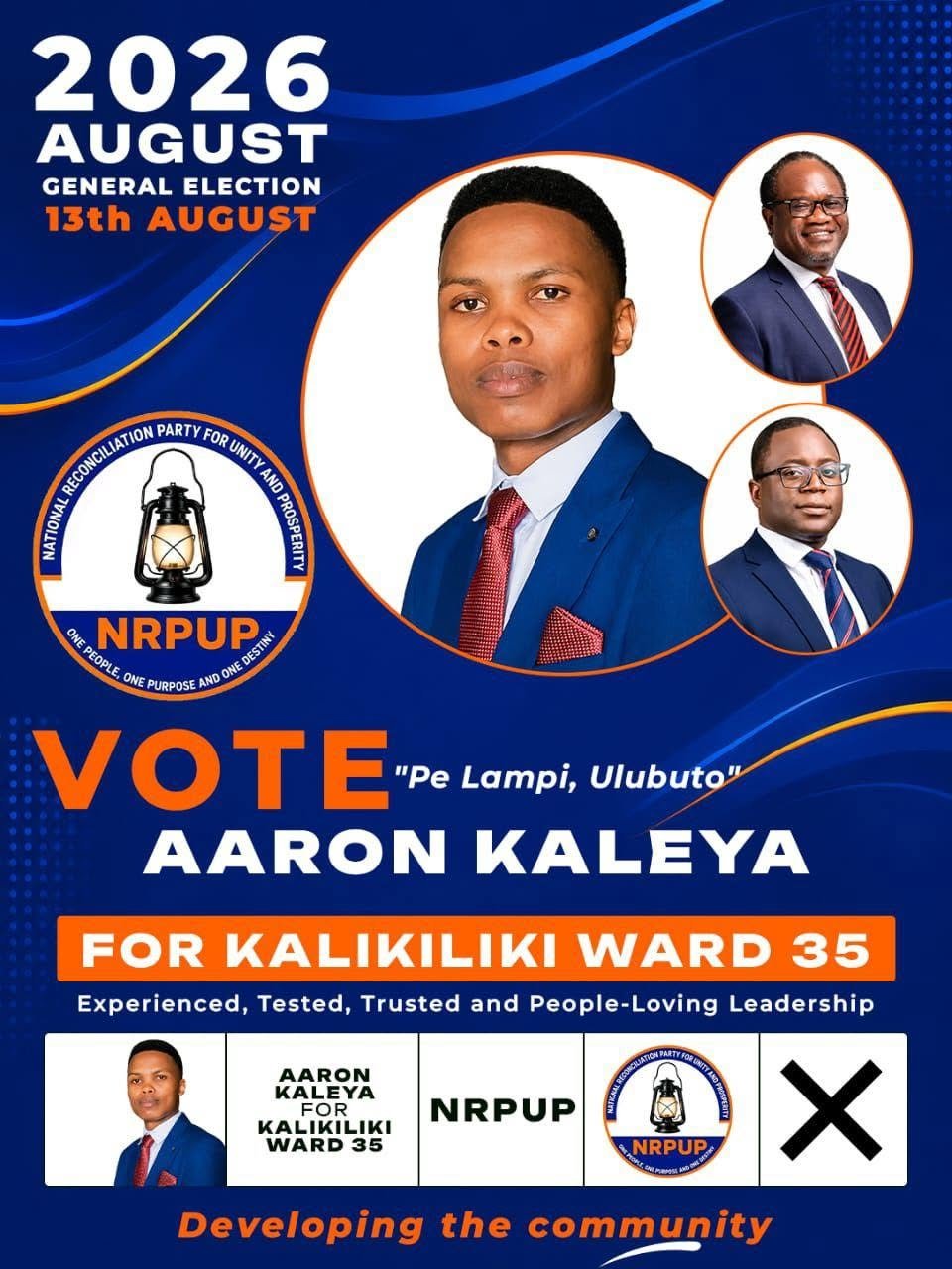 Portrait of Aaron Kaleya