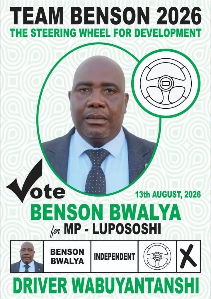 Portrait of Benson F Bwalya